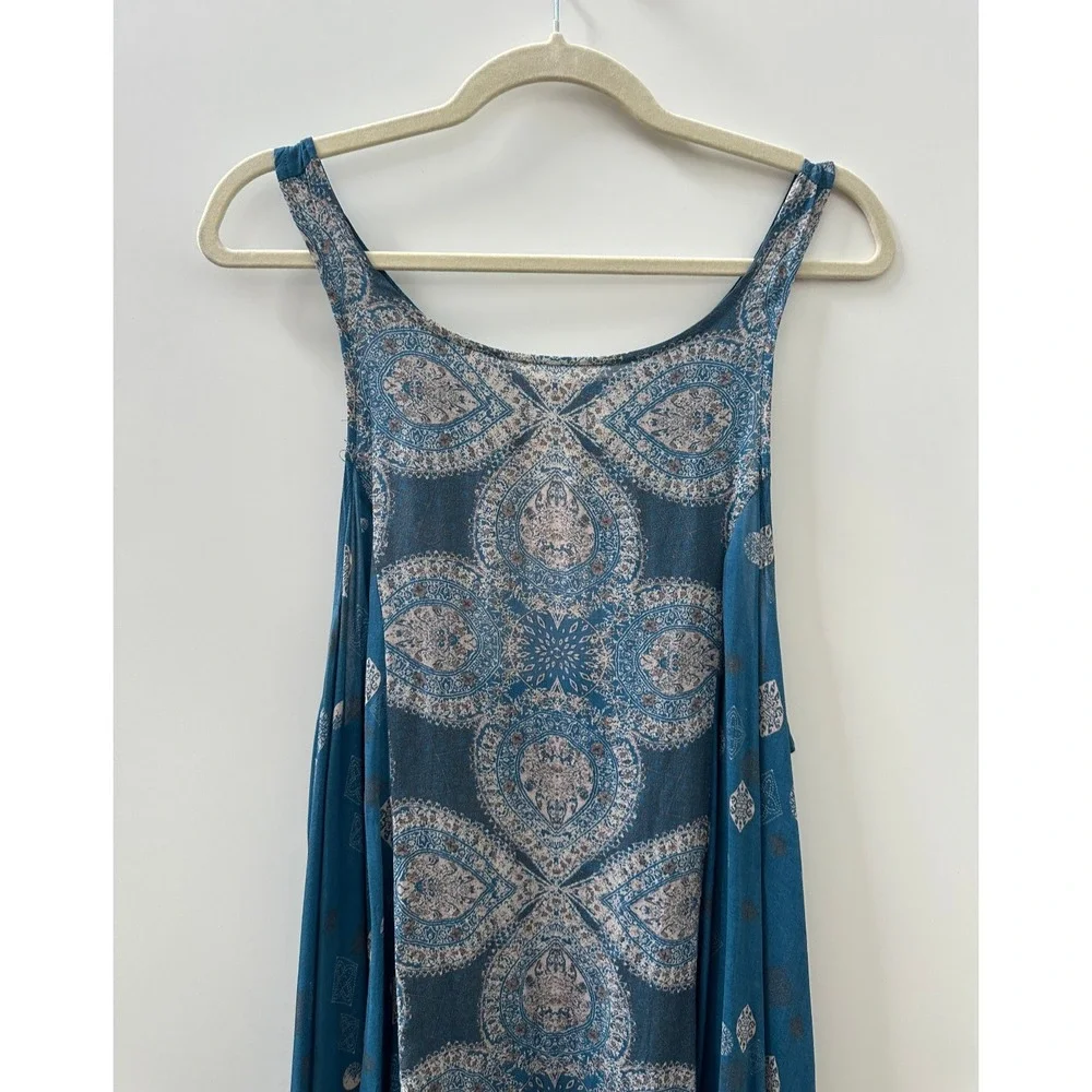 Intimately Free People Into You Sprinted Slip Dress Teal Boho Sabrina Carpenter - Picture 3 of 10